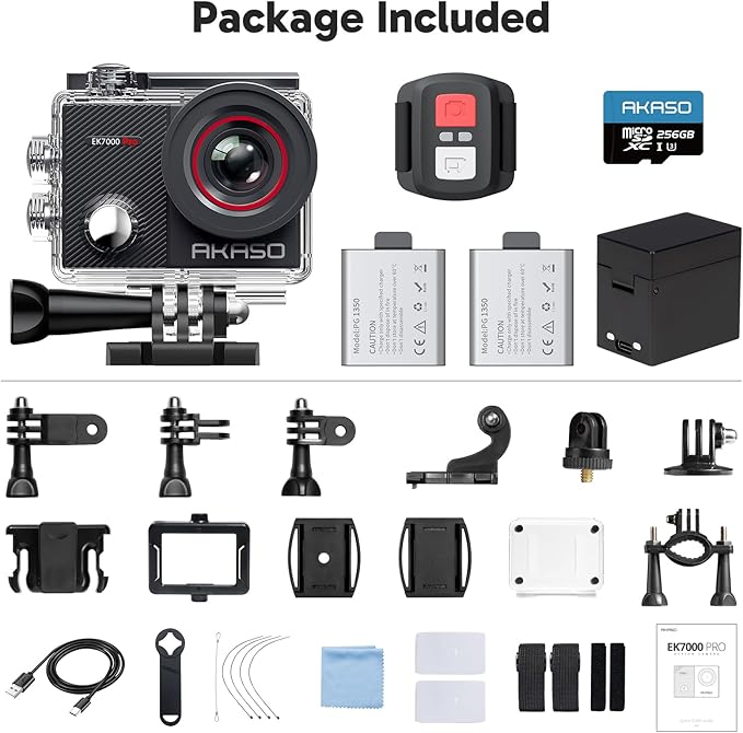 AKASO EK7000 Pro 4K30fps Action Camera - Image 9