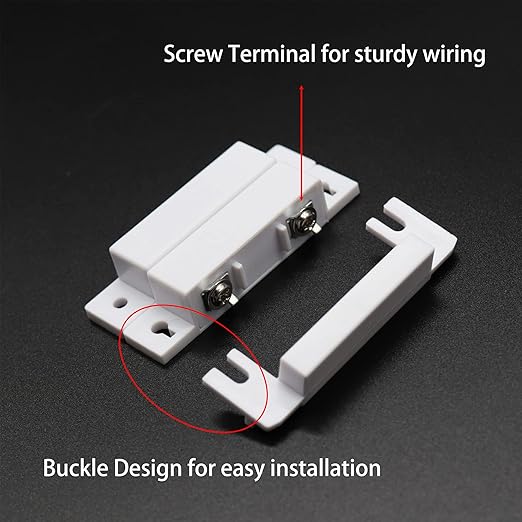 Magnetic Reed Switch NC Surface Mount Wired Door Window Contact Sensor - Image 6