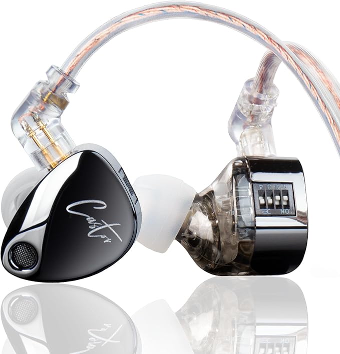 KZ Castor in Ear Monitor Headphones, HiFi Improved Bass Earphone Sound Tunable by KEEPHiFi