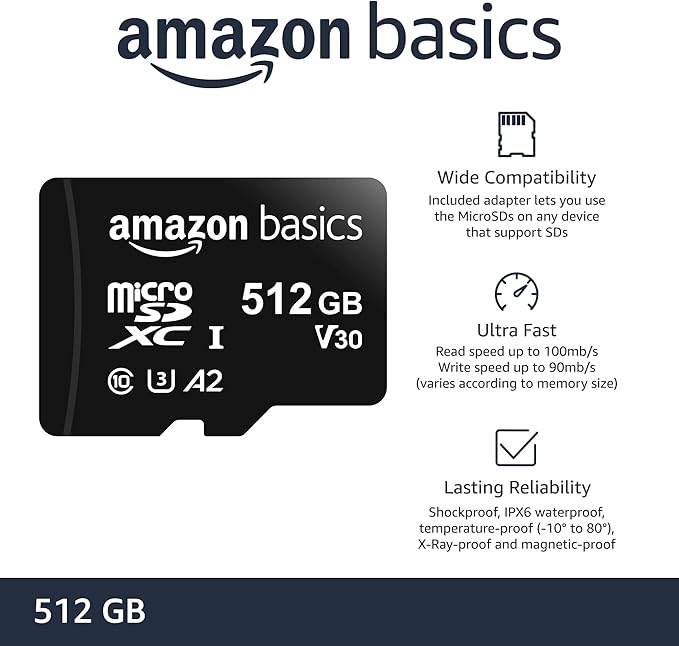 Amazon Basics Micro SDXC Memory Card - Image 2