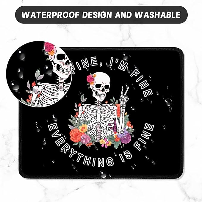 ITNRSIIET Mouse Pad with Stitched Edge Premium Textured Smooth Precise - Image 5