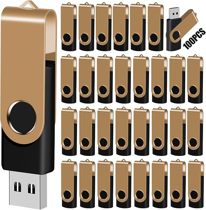EASTBULL 1GB USB Flash Drive Bulk Thumb Drives 100 Pack by EASTBULL