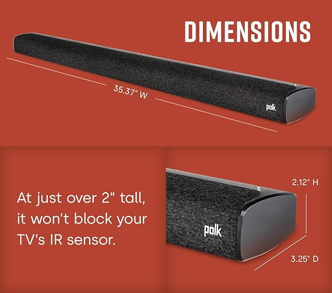 Polk Audio Signa S3 Sound Bar for TV & Wireless Subwoofer - Image 3