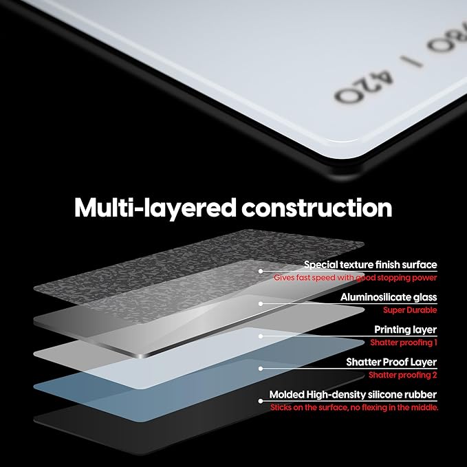 Pulsar - Superglide Premium Glass Mouse Pad XXL ALUMINO-Silicate Glass Surface - Image 3