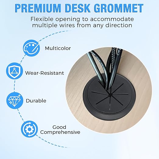 Desk Grommet 2-1/16", Desk Hole Cover - Image 2