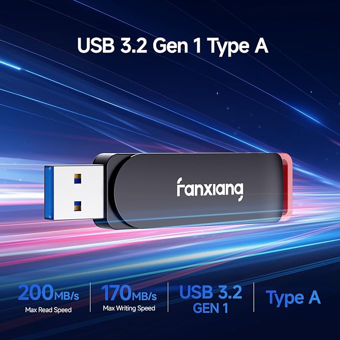 2 Pack 128GB USB Flash Drive, Metal Thumb Drives, USB 3.2 Up to 200MB/s Type A - Image 6