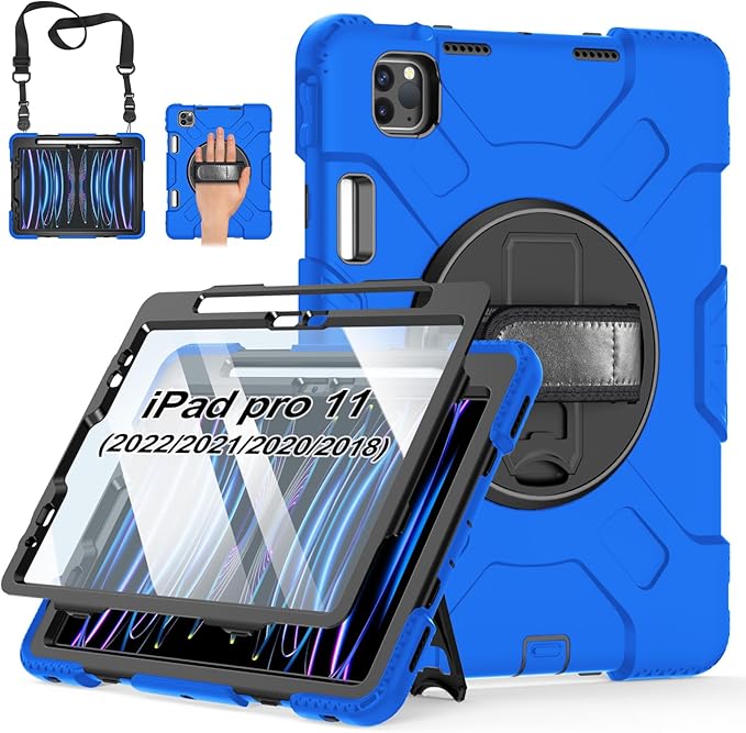 Case for iPad Pro 11 Inch 2022/2021/ 2020/2018: Silicone Cover for iPad 11 Inch by MiesherkSTOCK