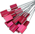 Leadseals 1000 Red Steel Cable Seals Metal Security Tag Numbered Truck Trailer by LeadSeals