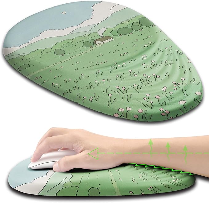 Ergonomic Mouse Pad Wrist Support, Mouse Pad by Armanza