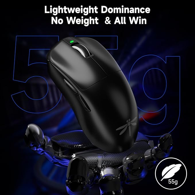 VGN F1 Pro Max Wireless Gaming Mouse - 55g Ultralight - 26000 Adjustable DPI - - Image 2