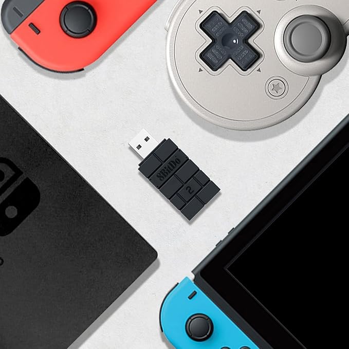 8Bitdo Adapter Switch Controller Adapter 2 USB Wireless - Image 6