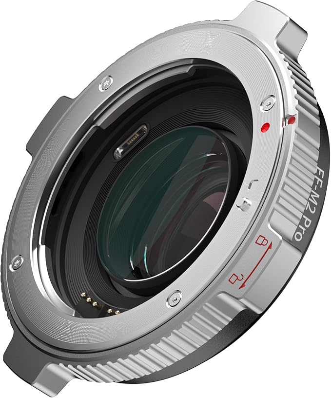 VILTROX EF-M2 Pro Lens Mount Adapter Auto Focus 0.71x Reducer Speed Booster by ViltroxOfficial
