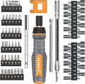 MulWark 63PC Magnetic Ratcheting Screwdriver Bit Set by MULWARK