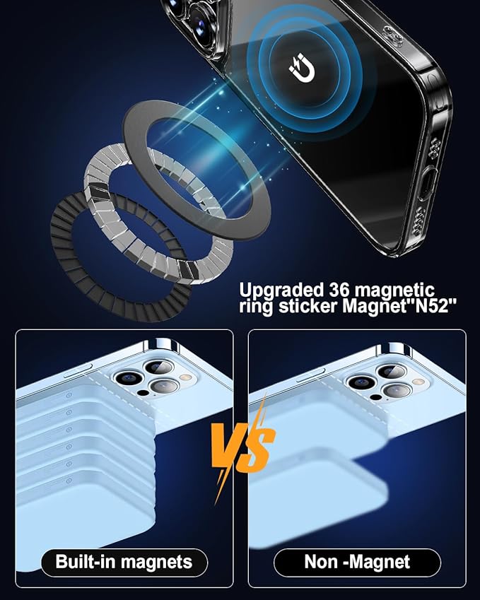 for Magsafe Magnetic Ring 2 Pack Compatibile - Image 3