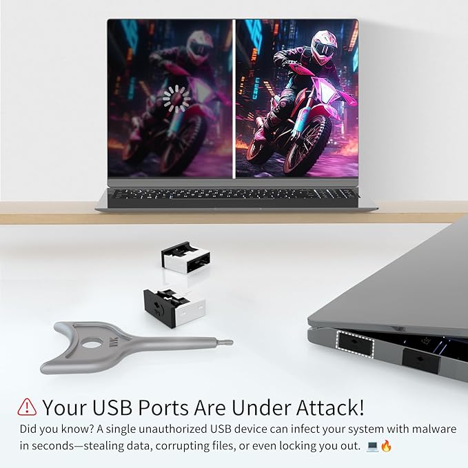 12PCS USB Metal Port Lock Blocker - Image 5