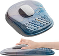 Mouse Pad with Wrist Rest, Ergonomic Mousepads with Wrist Support, Soft Lycra by Unknown