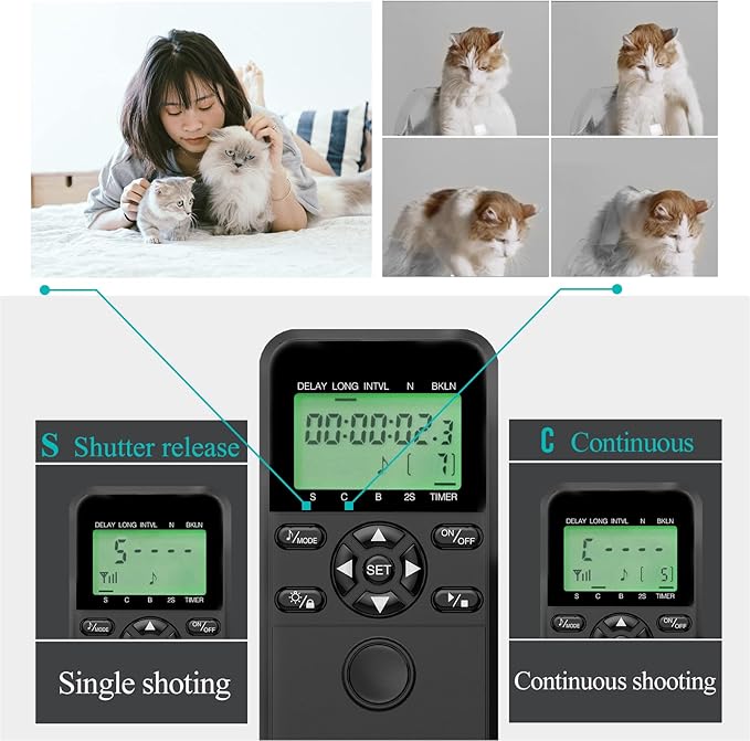 Wireless Shutter Camera Remote Intervalometer Timer Compatible - Image 6