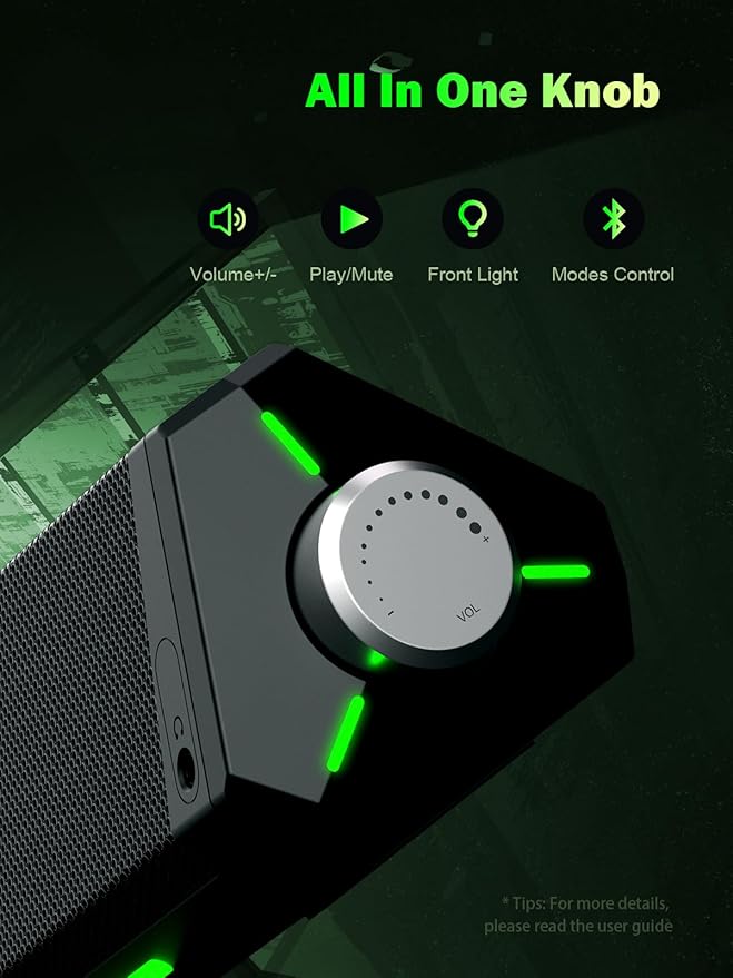 BLUEDEE Computer Speakers, HiFi Stereo, 3.5mm Aux-in Connection, USB Powered - Image 5