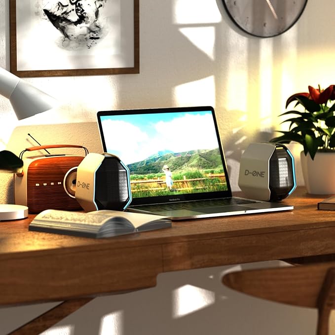 D-ONE 30W PC Gaming Computer Speakers - Image 6