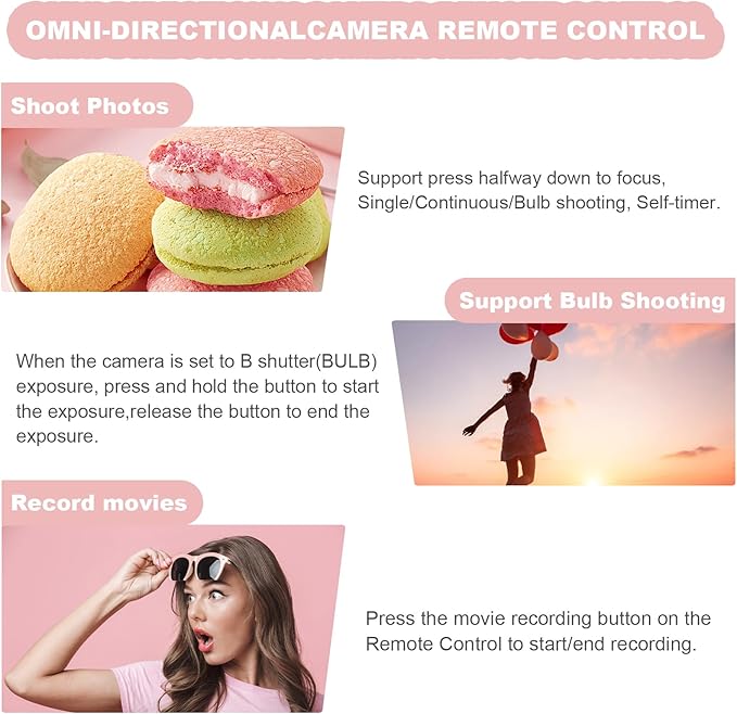 Remote Control for Fujifilm Camera, USB-C Rechargeable Wireless Shutter Release - Image 5
