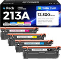 213A Toner Cartridge 4 Pack by JCTONER