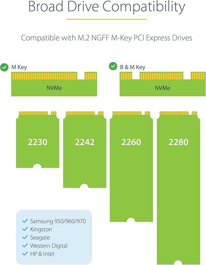 StarTech.com USB-C 10Gbps M.2 NVMe PCIe SSD Enclosure - Image 5