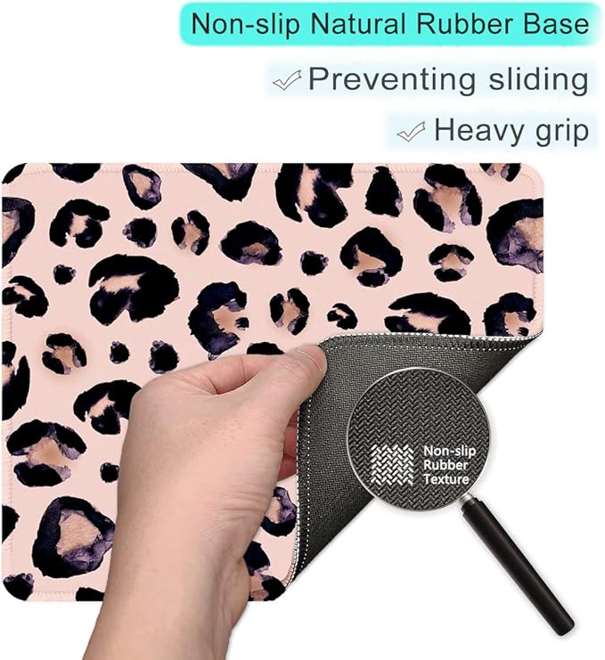 ITNRSIIET Mouse Pad with Stitched Edge Premium Textured Smooth Precise - Image 4