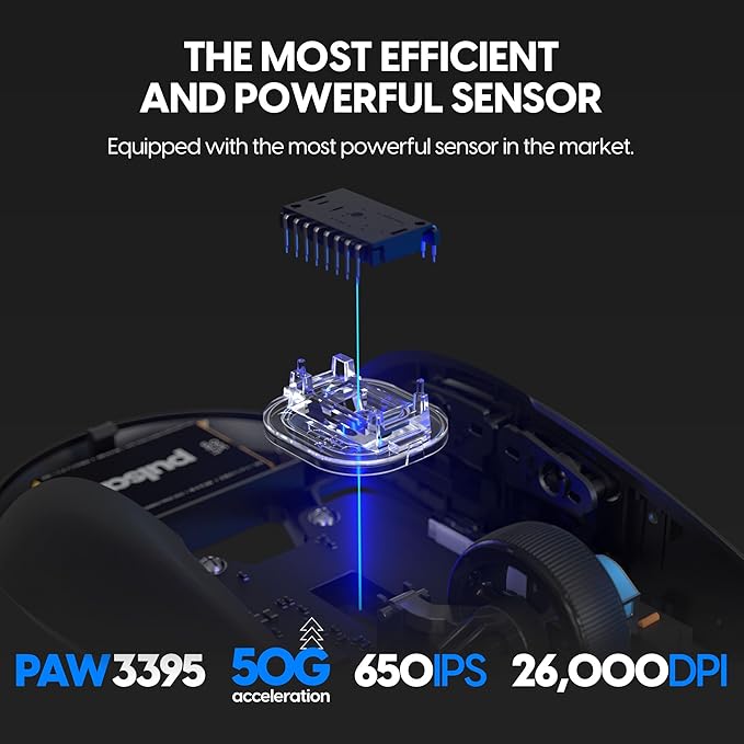 Pulsar Gaming Gears X2H Wireless Gaming Mouse, Ultra Lightweight 1.90 oz - Image 7