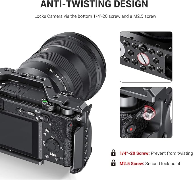 SMALLRIG Cage for Sony Alpha A6600/ILCE 6600 Mirrorless Camera - Image 4