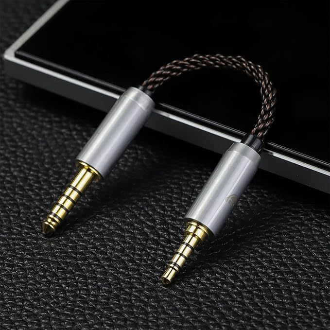 okcsc 4.4MM Male to 3.5MM Male Ultra Short Hifi Audio Cable - Image 9