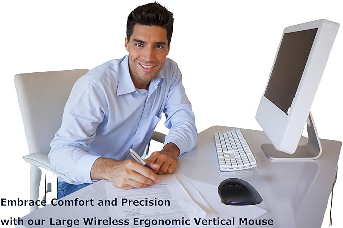 Wireless Mouse Ergonomic Vertical Mouse - Image 4