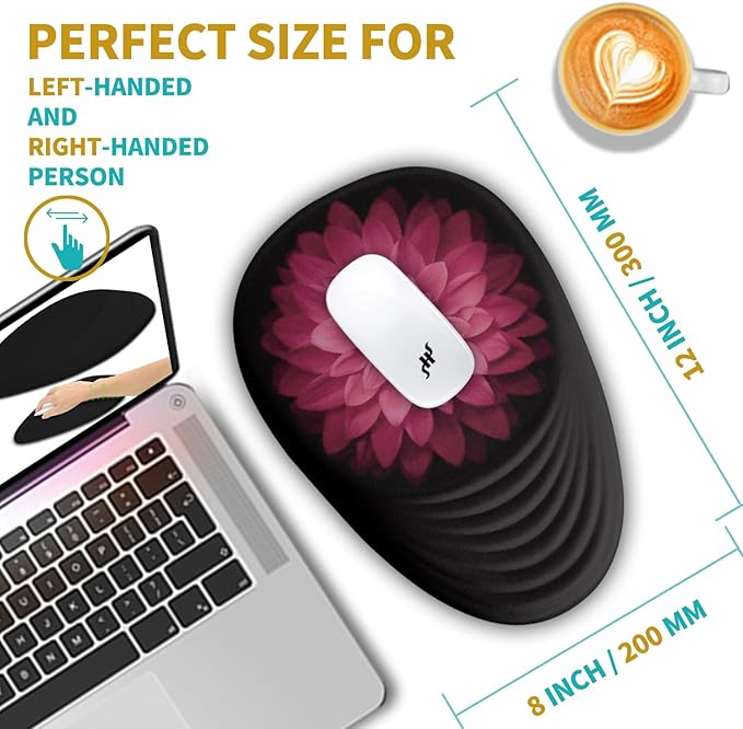Hokafenle Ergonomic Mouse Pad Wrist Support - Image 4