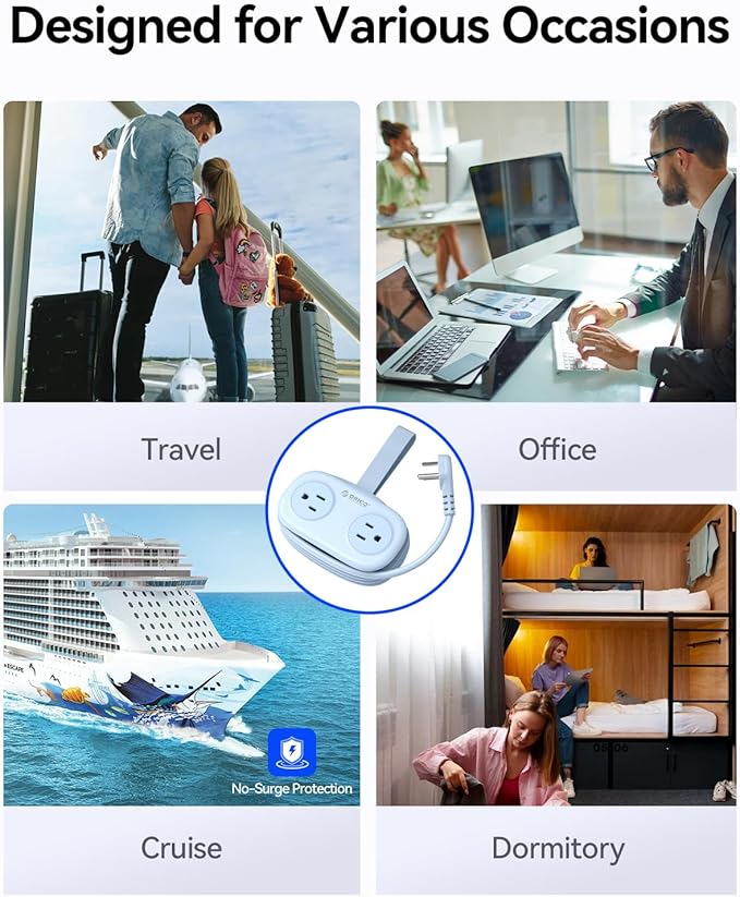 ORICO Blue Travel Power Strip PD20W - Image 6