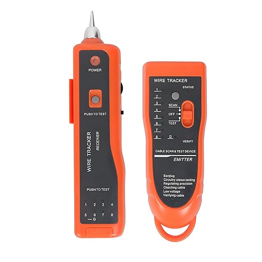 Goeco Ethernet Network Toner RJ11 RJ45 Network Cable Tester LAN Tracker Wire by Goeco