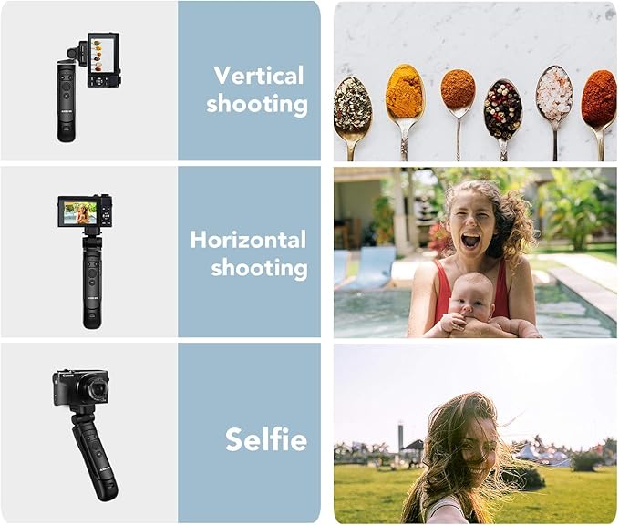 AODELAN Camera Remote Control Wireless Shooting Grip Tripod Grip - Image 3