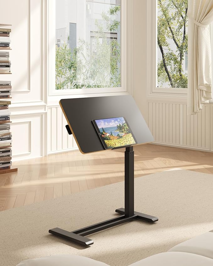 FLEXISPOT H7 PRO Mobile Standing Desk Adjustable Overbed Table Pneumatic - Image 8
