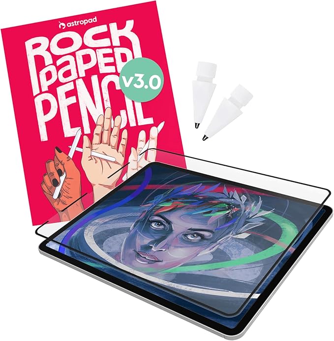 Astropad Rock Paper Pencil v3.0 – 2025 Upgraded Version – Paper Screen Protector by Astropad