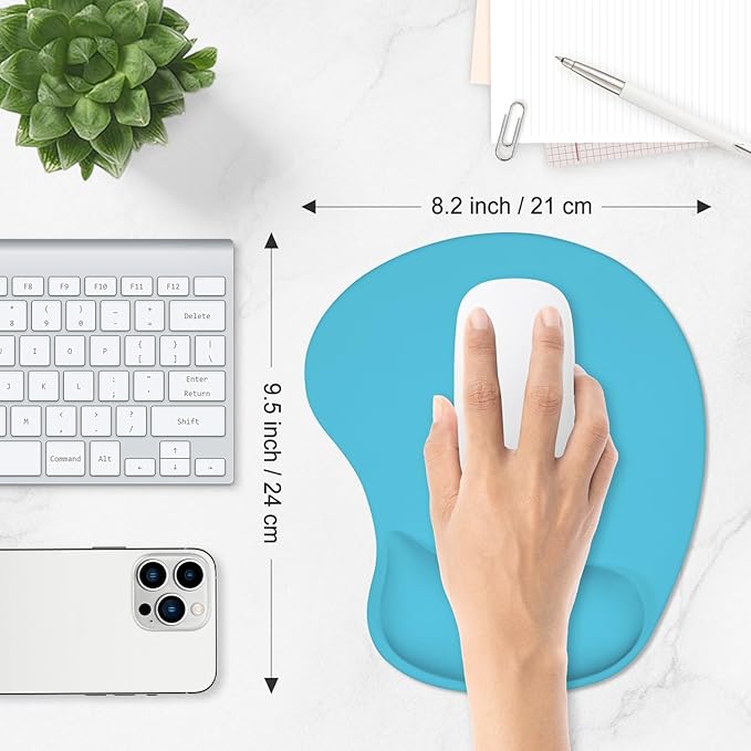 ITNRSIIET Ergonomic Mouse Pad, Cushioned Gel Wrist Rest, Non-Slip Base - Image 6