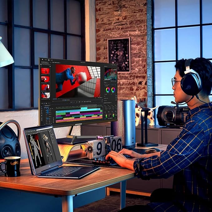 SANSUI 24 inch Monitor, IPS Display FHD Computer Monitor, 100Hz Monitor VESA - Image 9