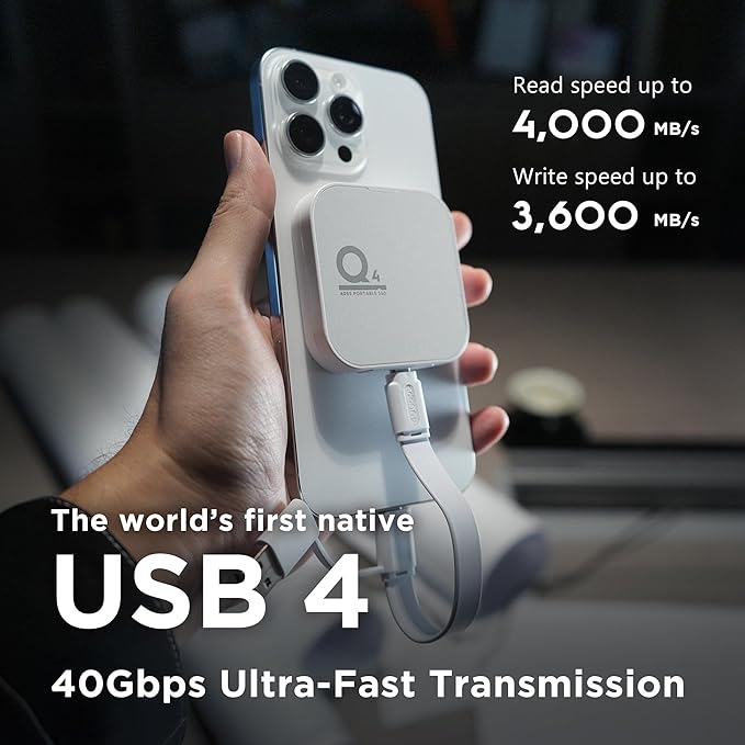 DATO Magnetic External SSD 4TB External Solid State Drive Portable SSD USB 4.0 - Image 4