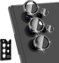 for Samsung Galaxy S22 Ultra Camera Lens Protector, Individual Metal Ring by Btscase