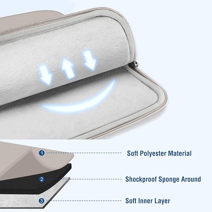 MOSISO Laptop Case 13.3 inch, 13-13.3 inch Laptop Sleeve Compatible - Image 3