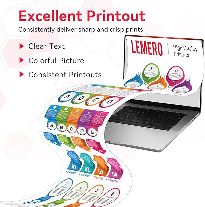 LEMERO 067H Toner Compatible for Canon 067H Toner Cartridges Set Work for Canon - Image 4