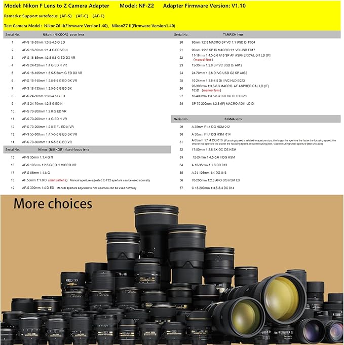 VILTROX NF-Z Lens Mount Adapter FTZ Auto Focus Lens Mount Converter Ring Adapter - Image 5