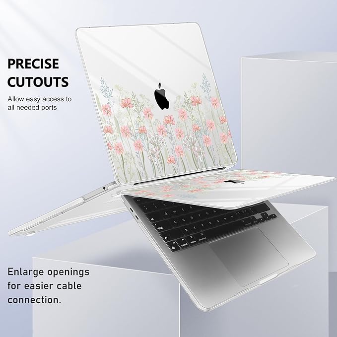 Case for MacBook Pro 13 inch with/Without Touch Bar, Hard Shell + Keyboard - Image 8