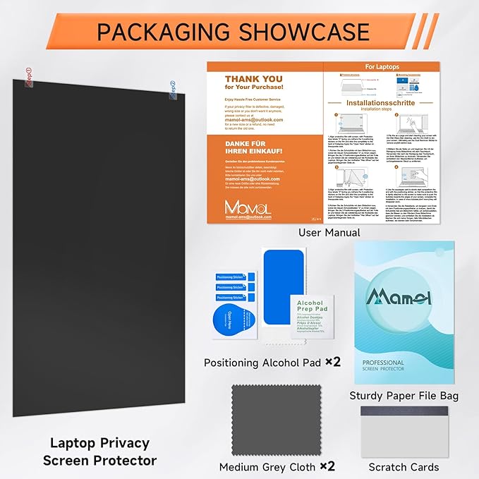 Nano Laptop Privacy Screen 15.6 Inch 16:9, No Glue Computer Monitor Privacy - Image 8