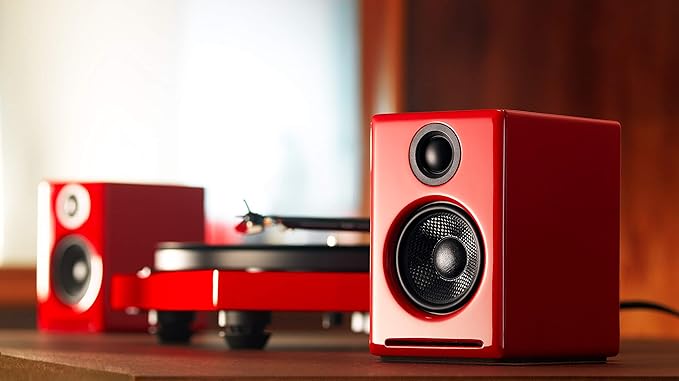 Audioengine A2+ 24 Bit 60 Watt Bluetooth Desktop Computer Speakers - Image 3