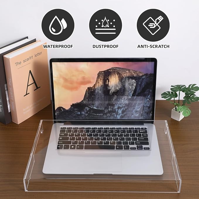 Gadpiparty Acrylic Keyboard Cover Clear Waterproof Laptop Keyboard Protector - Image 9