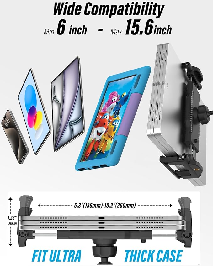 Aluminum Tablet Stand Holder for Desk Mount - Image 6