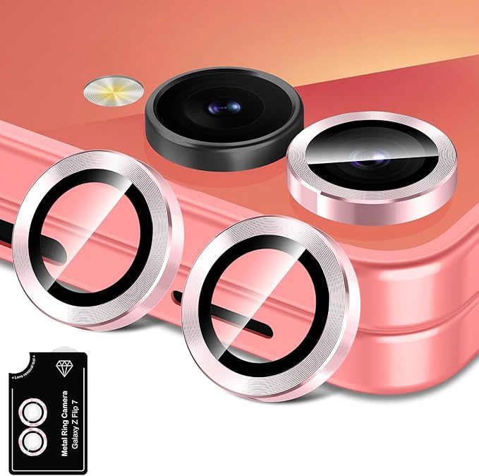 for Samsung Galaxy Z Flip 7 Camera Lens Protector, Individual Metal Ring by Btscase